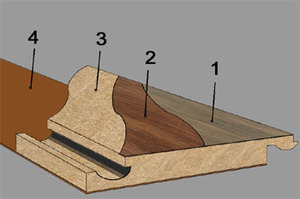 Структура ламината