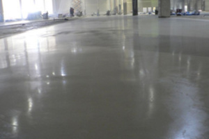 Как железнить бетонный пол?